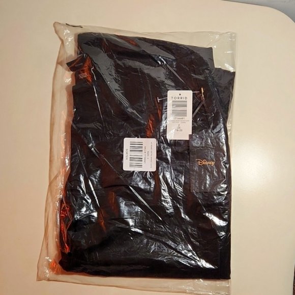 ❤️NWT VINTAGE TORRIID PANT - DISNEY MICKEY MINNIE MOUSE RETRO OFFICE DRESS CAPRI - Picture 5 of 10